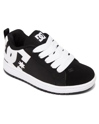 DC Court Graffik Boys Trainers 1 D(M) US Black White2