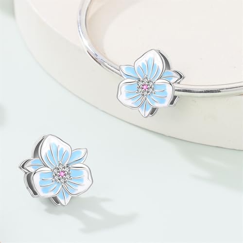 Image of 925 Sterling Silver Charms,Hypoallergenic Beads,Compatible with Pandora Bracelets and Necklaces,Women Holiday Gift Pendants