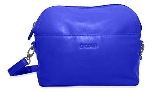 Sac bandoulière en cuir violet pour femme idéal pour le quotidien et les sorties citadines