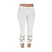 Mujeres DE Verano Pantalones Capri Pantalones CAMAROS Medios MEDICINOS DE Lugar TERMANIZADA DE TERMAN
