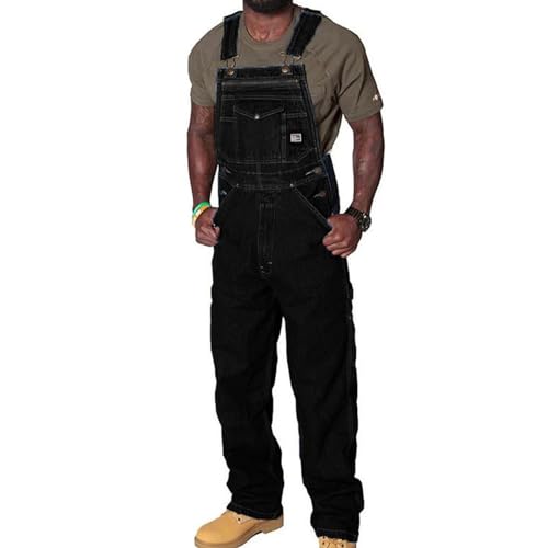 Mens Pants Coveralls Pants Romper for Man Denim Cargo Overall Western Fall Summer Pants 2025 Trendy2