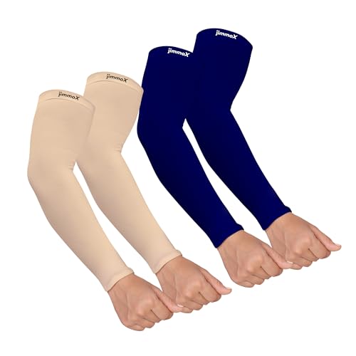 Image of Arm Sleeves for Men & Women, Sun Protection & UV Compression Hand Sleeves for Cycling, Running, Outdoor Sports & Activities, Hand Cover for Bike Riding