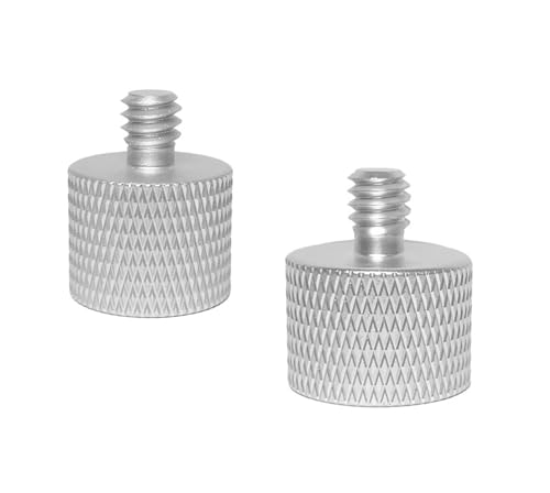 OrJlWQR{[hɓK1/4IX3/8 5/8X̃}CNuPbg̃lWA_v^[(1/4"-20 Male to 5/8"-27 Female)