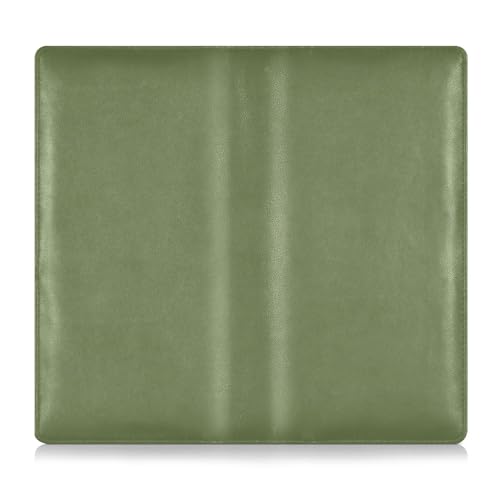 Organizador para documentos de cuero verde miniatura 2