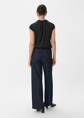 Comma Damen Shirt 2147272 9999 Black 44 – Ansicht 6