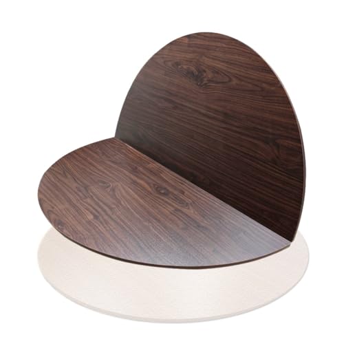 GIBUSHR ~`܂肽݃e[ugbv 100cma ܂肽ݎ\ʃgbv ؐe[ugbvGNXe_[ V  rȂ 1.6cm(Walnut,100cm/39.3")