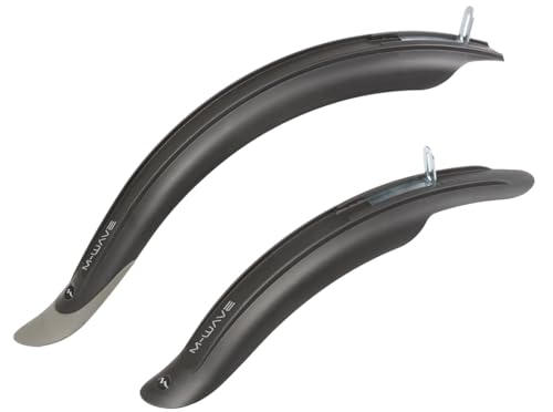 M-Wave Kinder Mud Max Kids F+r Schutzblech Set, Schwarz, 16-20 Zoll EU