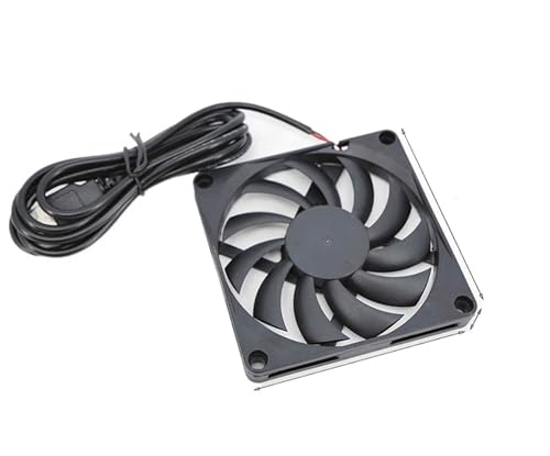 Ventilateur de boîtier 80mm 8cm DC 5V 80x80x10mm pour routeur