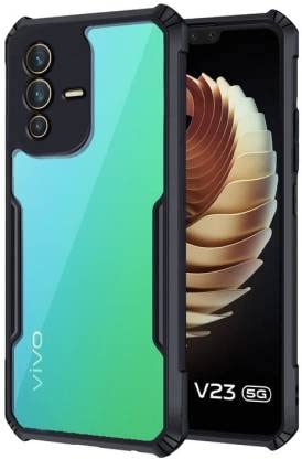 Spazy Case® Vivo V23 Pro 5G Back Cover | Transparent Crystal Clear Hard PC Back Case with TPU Bumper, Military-Grade Drop Protection Case Cover for Vivo V23 Pro 5G (B09P8X5LYZ) Amazon Price History, Amazon Price Tracker