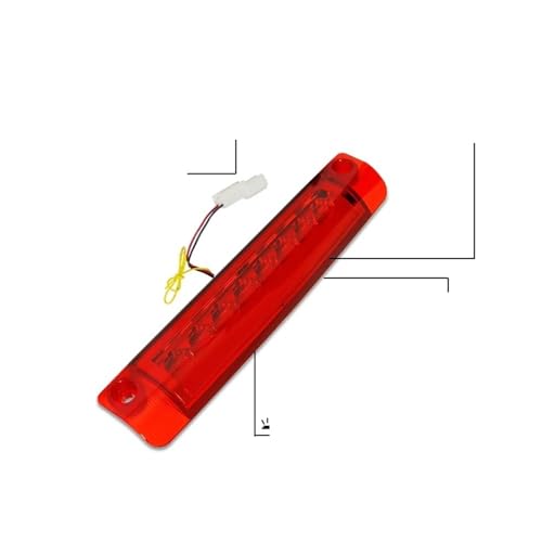 3ème feu stop pour Highlander évite les collisions arrière avec flash - 3