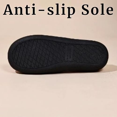 AuraGlor Unisex Moccasin Slippers for Women & Men – Cozy Faux Fur Lining, Memory Foam House Shoes, Non-Slip Rubber Sole, Classic Suede-Style Loafers for Indoor & Outdoor4