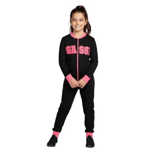 Pyjama fille imprimé #Sassy : grenouillère coton pour soirées cocooning