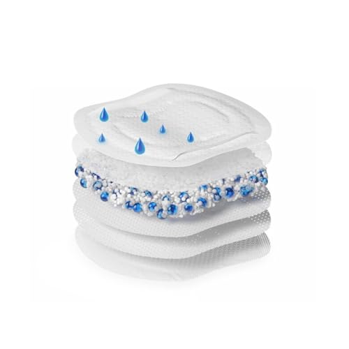 Miniatura 4 de Medela discos absorbentes respirables para la lactancia, diseño discreto para un uso cómodo, paquete de 60