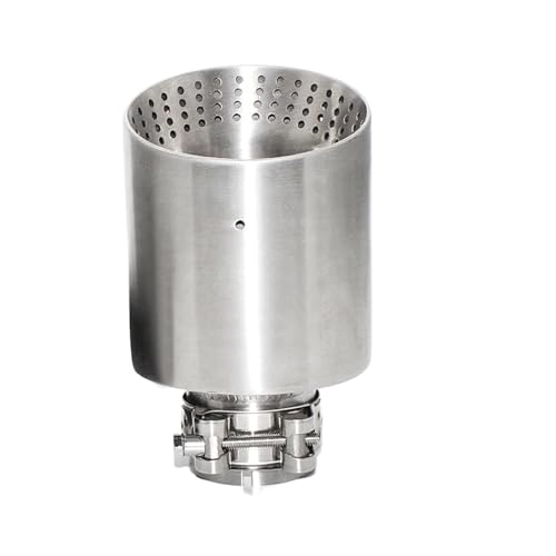 Tuyau d'échappement acier inoxydable mat 54-89mm silencieux Golf 7