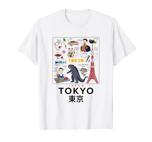 I Love Tokyo, Wonderful Tokyo Japan Childish Culture Doodles T�V���c