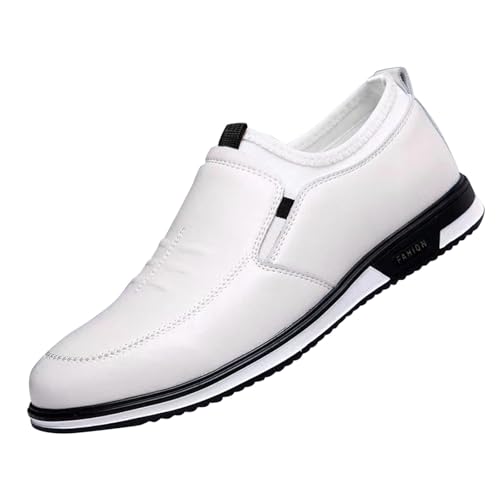 Chaussures d'affaires en cuir pour homme - Chaussures d'extérieur - Semelle souple - Chaussures de loisirs antidérapantes - Chaussures de mariage...