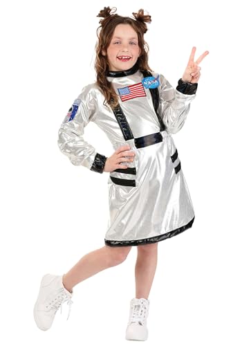 Disfraz de astronauta para niña, traje espacial intergaláctico miniatura 1