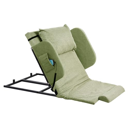 Bed Lift for Elderly - Sit-up Back Rest Chair | Elderly Bed Assist, Electric Auxiliary Backrest, Includes Pillow & Foot Pad for Patient, Handicap