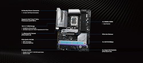 Image of ASRock B860 Live Mixer WiFi 6E LGA1851 DDR5 ATX Motherboard Intel Core Ultra Series 2 12+1+1+1+1 Power Phase PCIe 5.0 x16 Thunderbolt 4 Wi-Fi 6E DDR5 8666+ (OC) 3x M.2 (Gen5 /4) 2.5G LAN BIOS Flashback