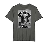 Officiel AC/DC Angus Young Photo Distressed Groupe Rock T Shirt