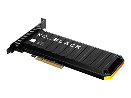 WD BLACK SSD AN1500 4 TB NVMe con scheda aggiuntiva, velocità di lettura fino a 6.500 MB/s e di scrittura fino a 4.100 MB/s