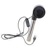 JINPIAOPIAO USB 電動送風機 ファン 5速 14.5cm エアダクト付き 調理開始 BBQ スモーキー 冷却 5V 電源 140cm ケーブル