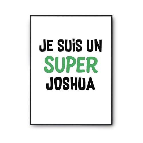 Affiche Un Super Joshua 2 poster imprimé en France papier haute qualité A3 pour mur élégant