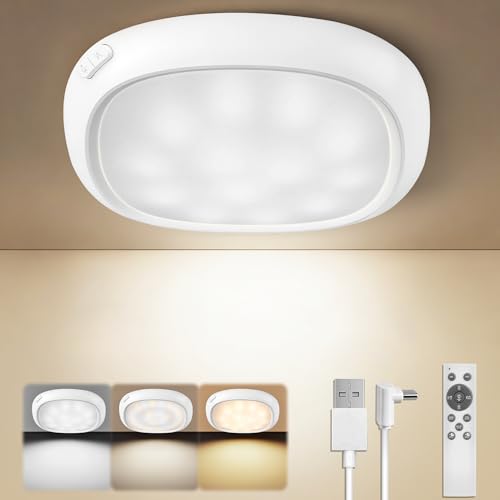 Rechargeable Shower Light IP54 Waterproof Motion Sensor Ceiling Light