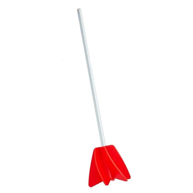 40cm Plastic Helical Mixing Paddle for Drill – Anti-Scratch Bucket Mixer with Steel Rod – for Paint, Primer, Glue & Mortar Mix – Outillage Carreleur 2.0