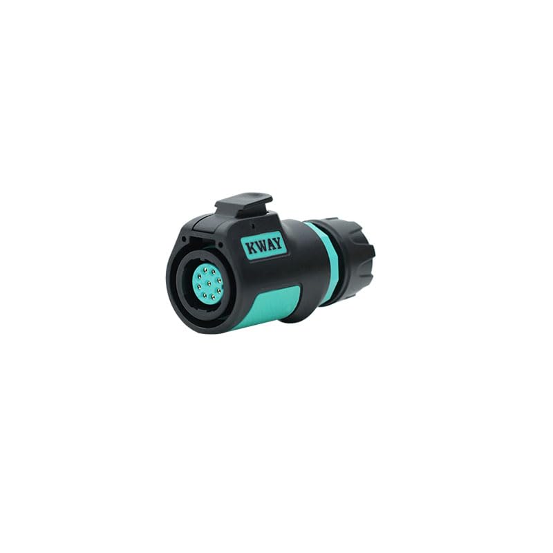 elpart K16 2 3 4 5 7 8 9 Pin Industrial Waterproof IP68 M16 Electric Cable Connector Adapter PCB Female Plug Male Scoekt - #elPart2322258 (Color: 9PIN Plug)