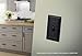 Franklin Brass Architectural (1-Pack) Outlet Covers Matte Black 1-Gang Wall Plate Single Duplex Switch Plates Electrical Guard 64218