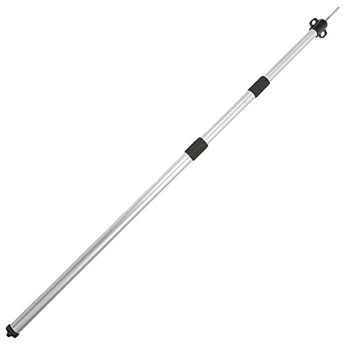 Mât de tente télescopique Bo-Camp réglable 93-230cm piquet 3 parties pour bâche de camping
