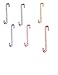 Tough-1 8" Wire Tack Hook - 6 Pack - Assorted