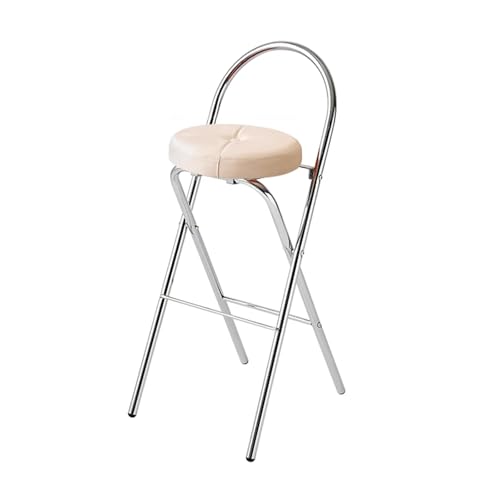 Sillas plegables de metal con cajas, 350 libras, ligeras para uso en exteriores e interiores, perfectas para camping, patio, fiestas y eventos (blanco, 65 cm)