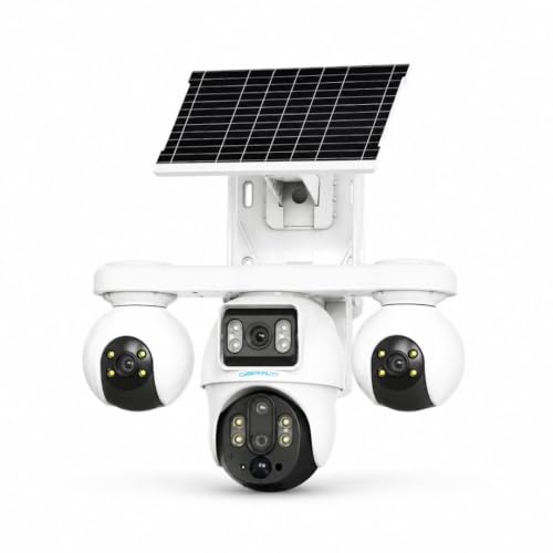 XUGA-Cybernautt Series X18C 16MP 4 Lens PTZ Solar 4G Sim Outdoor CCTV Camera 