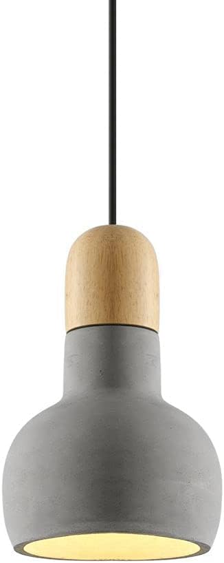 Lámpara colgante LED de cemento para renovar techos aburridos con estilo nórdico
