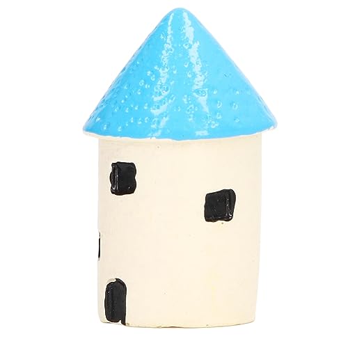 Casa de Resina Em Miniatura, Estatueta de Jardim, Acessório de Casa de Bonecas, Ornamento de Micro P