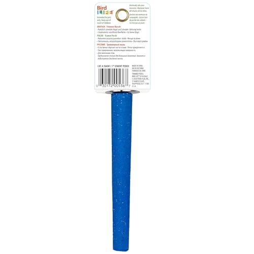 Ciment bird perchoir accessoire cage perruche et canari 17,8 cm - 6