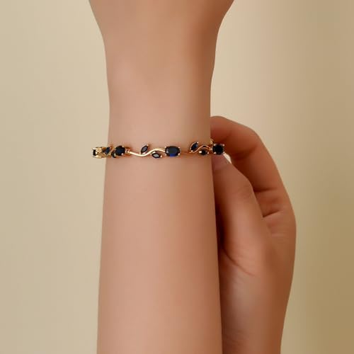 Image of SALTY Tulip Bracelet for Women Anti Tarnish | Fancy Floral Bracelet | Jewellery Gifts | Hand Band | Fashion Accessories for Girls | Minimal Jewelry Design | Gift for Rakhi | Gift for Diwali, Christmas, Marriage, Birthday