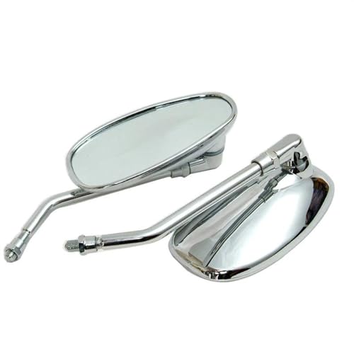 Espejo retrovisor para motocicleta de 10mm ovalado para moverte seguro por la ciudad en moto