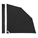Produktbild Sekey Balkonfächer klappbar mit Wandhalterung, 140x140cm, Sichtschutz Balkon Sonnenschutz, Balkonsichtschutz Windschutz, Wasserdicht, mit Schutzhülle, 220g/ Polyester, Anthrazit