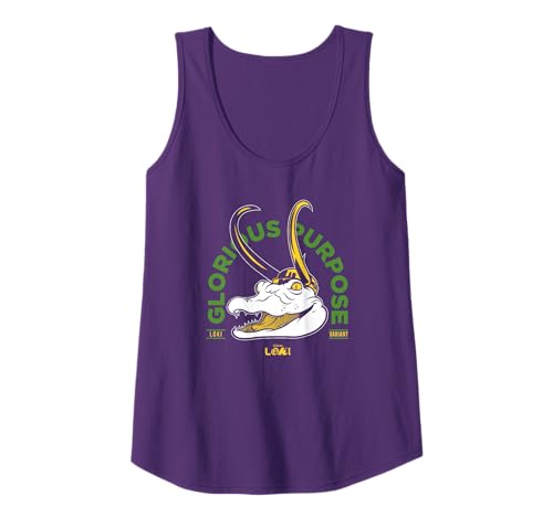 Camiseta Loki Alligator Glorious Purpose de tirantes de Marvel para fans de cómics