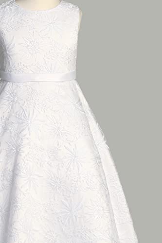 First Communion Dress for Girls - 1st Holy Communion Dresses - White Baptism LDS Vestidos de Primera Comunion2