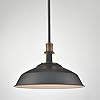 Claxy rod pendant light black barn farmhouse pendant lighting dimmable kitchen hanging pendant light fixture 153  urban country home decor