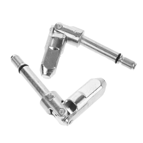 MUCKLILY 2pcs Hydraulic Jacks Jack Shaft Floor Jack Parts Jack Repair Part Gear Horizontal Jack Accessories Jack System Floor Jack Accessories Silver Steel