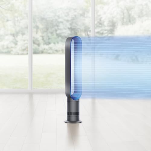 Top 11- Best Fan That Blows Cold Air Like AC (Without the Installation, the Noise, or the Power Bill) 12 Dyson Cool AM07 Air Multiplier Bladeless Tower Fan, 70° oscillation, 10 levels (Iron/Blue)