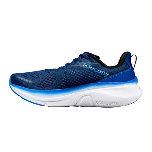 Saucony Men's Guide 17 Sneaker, Navy/Cobalt, 11