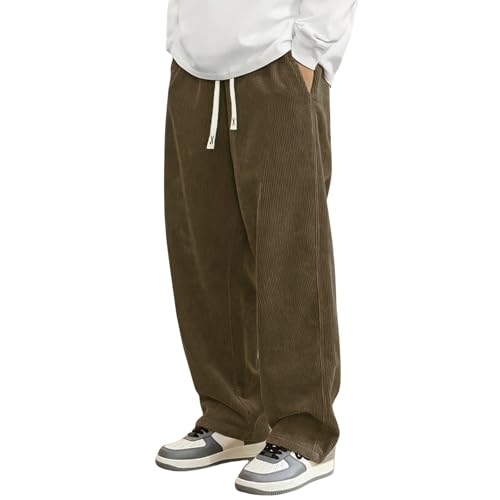 Pantalon coton lin homme décontracté et respirant pour l'été