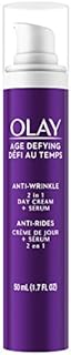 Olay Face Serum by Age Defying Anti-Wrinkle 2-in-1 Day Cream Plus Face Serum, Aloe Vera, 1.7 Fl Oz