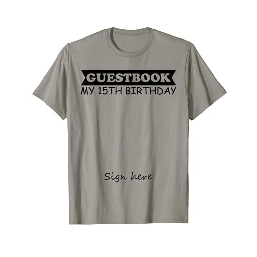 Libro de visitas - Mi cumpleaños 15 Camiseta